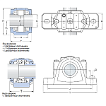 SNL 211 + 3511 H (22211 MBW33) Непроходной