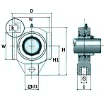 Корпус без подшипника TT 210