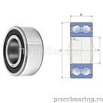 Двухрядный радиально-упорный шариковый подшипник 3205 B.2RS1