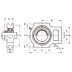 Корпус без подшипника T 204