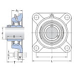 Корпус без подшипника F 209