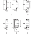 TS11013 для цепи 12B-1 ( 19.05 x 11.68 мм. ) 3/4 x 7/16 дюйма )) под втулку Тапербуш TB1210