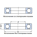 Радиально-упорные с четырёхточечным контактом